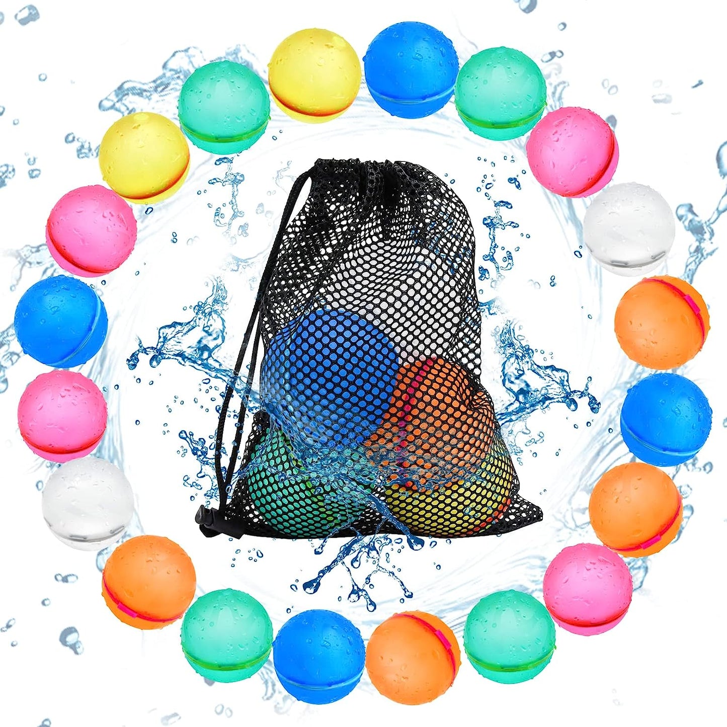 Pixel Reusable Water Balloons (12 pcs)