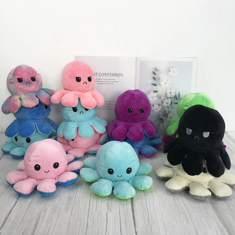 Pixel Octopus Plush Toy