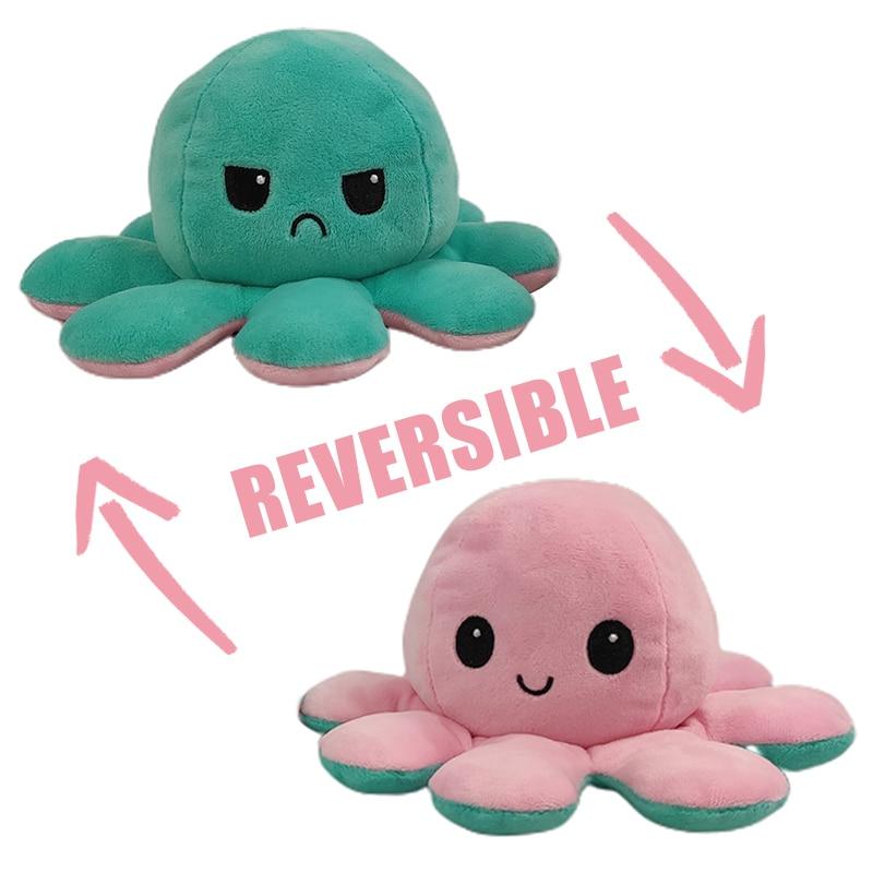 Pixel Octopus Plush Toy